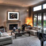 Living Room with Wall Portrait | Lisa Maco Photography, Washington, DC