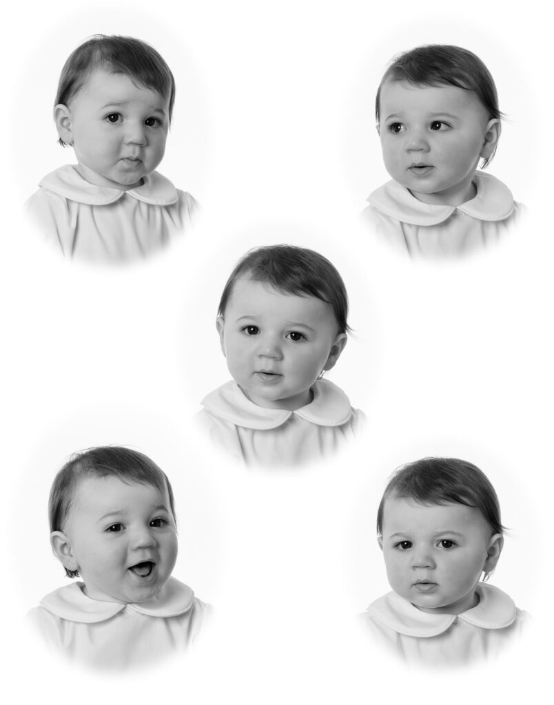 5 Shot Heirloom Expressions Composite Portrait | Lisa Maco Photography, LLC, Washington DC Portrait Photographer