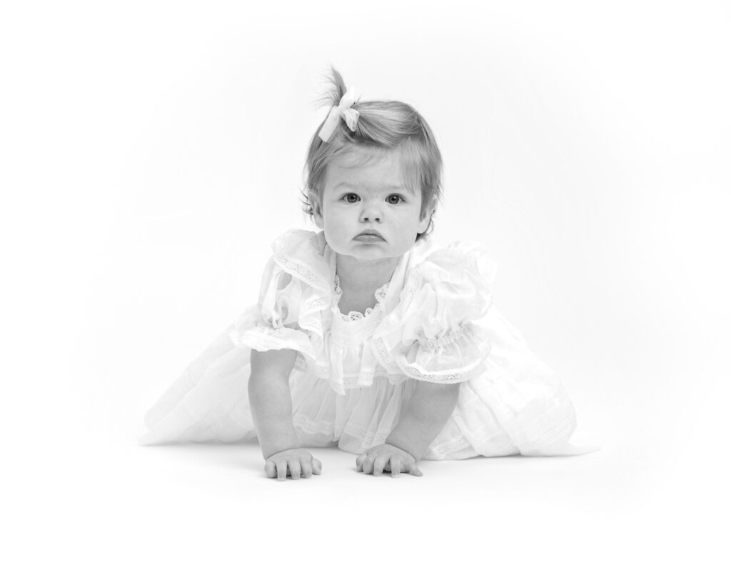 heirloom portrait crawling pose | Lisa Maco Photography heirloom portrait crawling pose