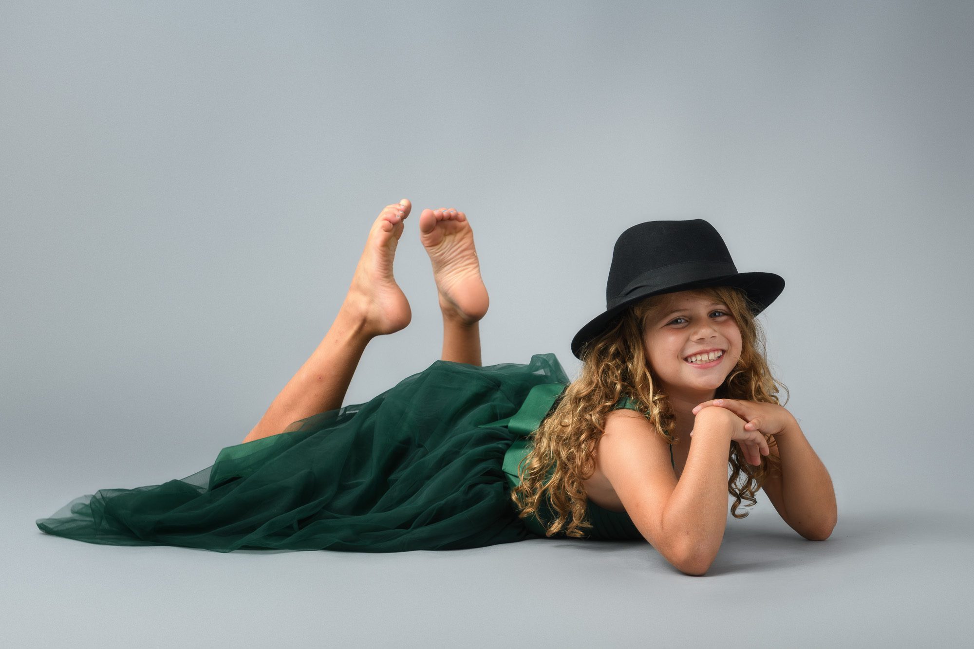 get down on the floor to take better photos of your kids