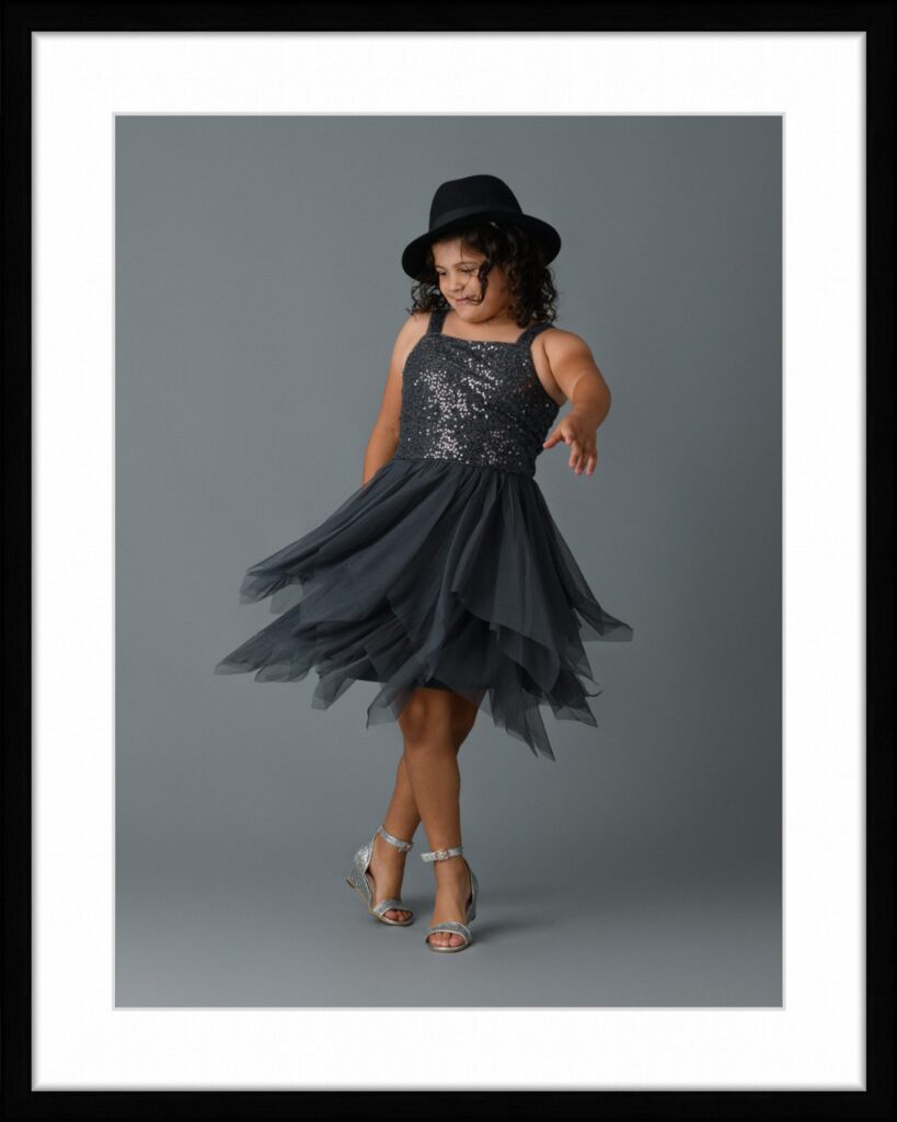 print and display annual photos of young children