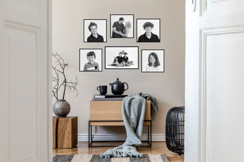 gallery wall created from one session