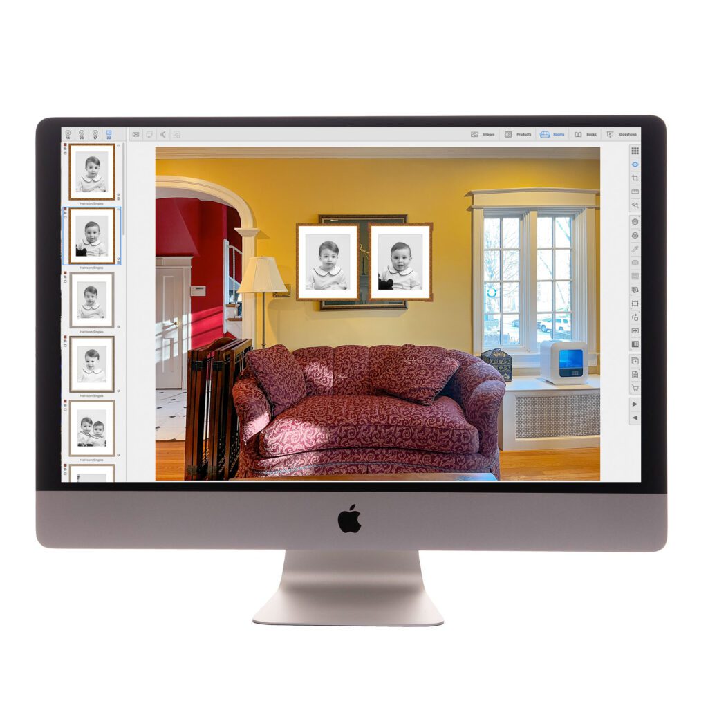 see your artwork on your own walls 