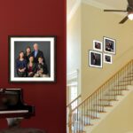 statement piece and gallery wall - you don't have to choose